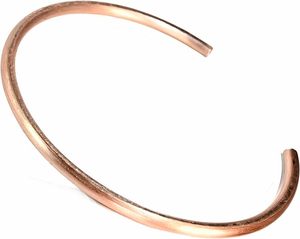 Brazalete de Cobre Geométrico Simple, Accesorio de Muñeca Moderno y Minimalista, Venta al por Mayor de Brazaletes de Cobre Puro - Product Image 2