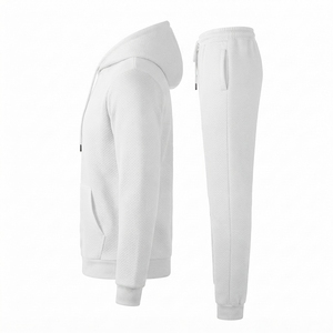 Ensemble sweat-shirt à capuche et pantalon de jogging pour homme, ensemble décontracté deux pièces, sweat-shirt et pantalon assortis - Product Image 2