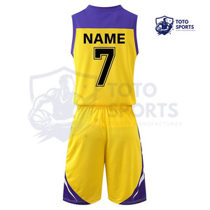 Meilleur service, design professionnel, respirant, sans manches, léger, confortable, prix raisonnable, vêtements de sport, uniforme de basket-ball - Product Image 3