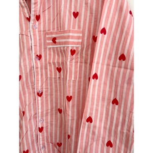 Ensemble de pyjama bohème à imprimé floral 100% coton, manches longues, col en V, boutons, coupe régulière, taille naturelle, lavable, pour tous les jours, décontracté - Product Image 6