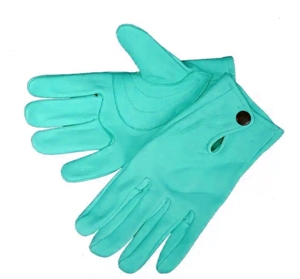 Premium Quality Cowhide Grain Leather Safety <b>Gloves</b> Soft Comfortable Heat Spark Resistant Adjustable Wristband - Product Image 5