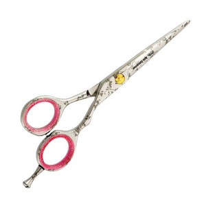 Vente en gros, ciseaux à cheveux pivotants à lame de rasoir professionnelle, en acier inoxydable, poignée confortable, personnalisable pour - Product Image 6