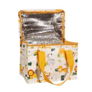 PP Non Woven Fabric Insulated Vietnam Custom Zipper Closure Handle For Picnic Food Storage OEM/ODM Cooler Bag - Product Image 2