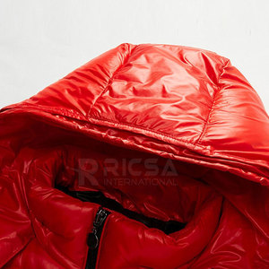 Durable Padded Hooded Men Bubble <b>Jacket</b> Breathable Eco-Friendly Front Warm Outerwear for Outdoor Use <b>Travel</b> Daily Wear Winter - Product Image 2
