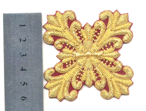 Insignias Bordadas a Mano Personalizadas, Ecológicas, Libres de Níquel, Lavables, con Hilo de Bullion, Logotipo Personalizado - Product Image 4