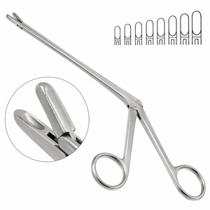 Curettes de fusion spinale à dos plat en acier inoxydable, avec poignée creuse à coupe standard, pour kit d'instruments chirurgicaux - Product Image 3