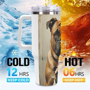 Gobelet isotherme en acier inoxydable 40 oz avec logo personnalisé et motif <span class=keywords><strong>bouledogue</strong></span> pour usage personnalisé - Product Image 6