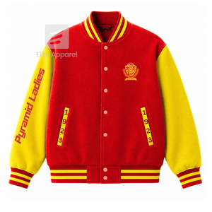 Custom National Sorority of Phi Delta kapa Racing <b>jacket</b> embroidered logo letterman Style for female <b>with</b> polyester <b>lining</b> - Product Image 1