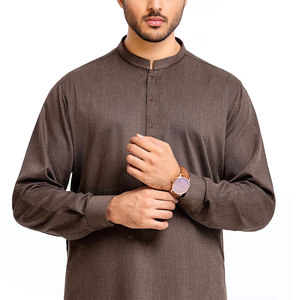 Ensemble shalwar kameez pakistanais, vêtements islamiques, robe kameez, dernières créations, shalwar kameez à prix avantageux, bandhgala moderne - Product Image 4