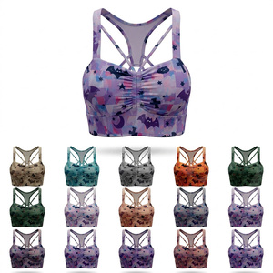 Sujetador Deportivo Sin Costuras para Mujer, Personalizado, de Alta Sujeción, para Yoga y Fitness, Top Corto, Transpirable, Elástico - Product Image 1