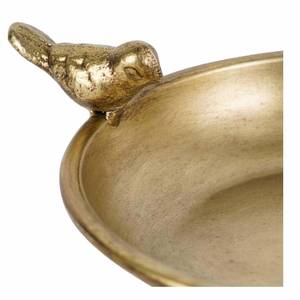 Hot Selling Vintage Decorative Aluminium Bird <b>Candle</b> Holder Gold Finish Handmade Plate <b>Tray</b> Pillar Candlestick Stand Home - Product Image 3