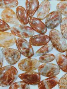 100% แคลไซต์เม็กซิกันธรรมชาติทรงหลวมอัญมณีแคลไซต์แม็กซิกันแบบผสมผสานรูปร่างและขนาดเท่าอัญมณีแคลไซต์สีส้มเม็กซิกันการทำเครื่องประดับจำนวนมาก - Product Image 3