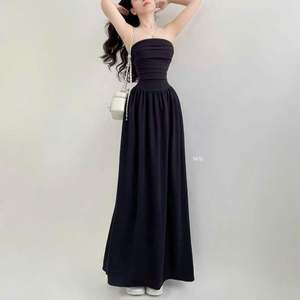 Robe de soirée en soie du Vietnam, longueur ras du sol, élégante, style décontracté et raffiné, robe de luxe en gros - Product Image 1