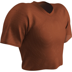 V-Neck Mesh Short Sleeve Sports Jersey Breathable Fitted Adult Men's Solid Color Polyester <b>Athletic</b> Apparel - Product Image 1