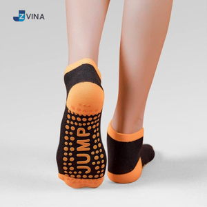 Logo personnalisé Trampoline Cheville Chaussettes Anti-dérapant Respirant Chaussette pour Sport Saut ODM JZVINA Vietnam Usine - Product Image 3