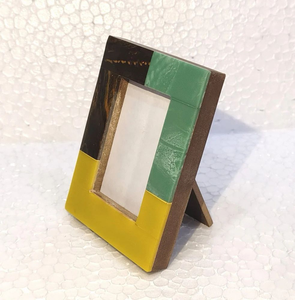 FAIZA CRAFT Handmade Multi Color Decorative Photo <b>Frame</b> India Customized Resin Inlay Personalized UV Printed Wall <b>Mount</b> Keepsake - Product Image 4