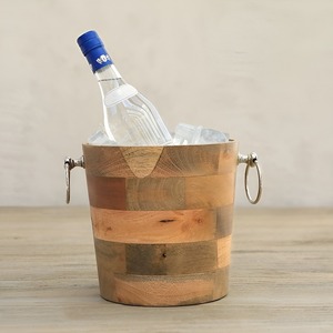 Cubo de Hielo de Madera Sostenible para Bares y Fiestas, Cubo de Hielo de Madera de Tamaño Personalizado para Pubs a Precio de Fábrica al por Mayor 2026 - Product Image 2