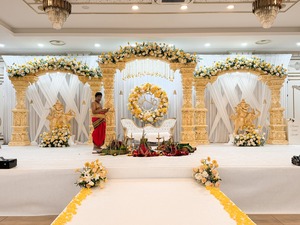 Traditional Durable Engagement Stage Setup Diya Fiber Reinforced Plastic for <b>Wedding</b> Decorations Custom <b>Box</b> Packaging Shobha - Product Image 6