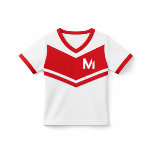 Compra al por mayor: Conjunto de falda plisada y top sin mangas con cuello en V elegante para equipos de porristas de secundaria y universidad - Product Image 1