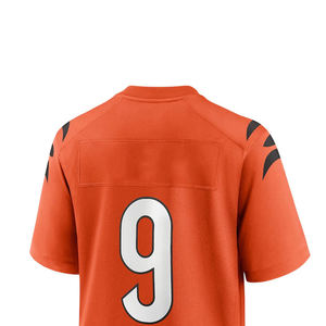 เสื้อยืดโอเวอร์ไซส์ผู้ชาย ผ้าตาข่าย เสื้ออเมริกันฟุตบอล แบบสั่งทำ แฟชั่นชุดยูนิฟอร์มอเมริกันฟุตบอล ขายส่ง - Product Image 6