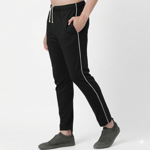 Pantalon de survêtement décontracté en toile pour homme, coupe ajustée, confortable, en coton, vêtement de sport – Nouvelle collection 2026, prix abordable, haute qualité - Product Image 1