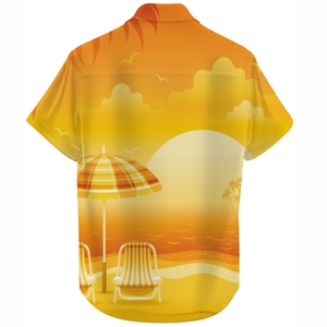 เสื้อเชิ้ตชายหาดพิมพ์ลายทรอปิคอลสำหรับผู้ชาย ปรับแต่งได้ น้ำหนักเบา ระบายอากาศได้ดี ผลิตจากโพลีเอสเตอร์ เหมาะสำหรับวันหยุดฤดูร้อน แฟชั่นเสื้อผ้า - Product Image 2