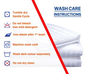 100% coton lin 400TC Satin rayé imprimé ensemble de draps Portable plié anti-bactéries antistatique pour la maison hôtel hôpital utilisation - Product Image 4