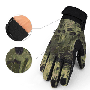 Fishing Gloves <b>Half</b> Finger Camo Anti <b>Slip</b> UV Protection Breathable Quick Dry Lightweight Outdoor Hunting Kayak Casting Gloves - Product Image 6