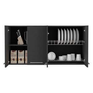Mobile da Cucina a Quattro Ante Serie Durham con Finitura Wengue Nero - Product Image 6