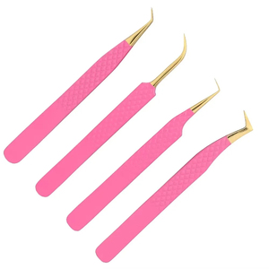 Ensemble de pinces à épiler professionnelles de précision en acier inoxydable, pointe inclinée, pointe pointue, pointe droite, outil de beauté pour l'épilation des sourcils - Product Image 4