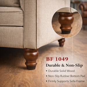 Classic Style Wooden Furniture Leg Solid <b>Wood</b> Sofa Chair Cabinet Replacement Leg Smooth Surface Heavy Duty - Product Image 2