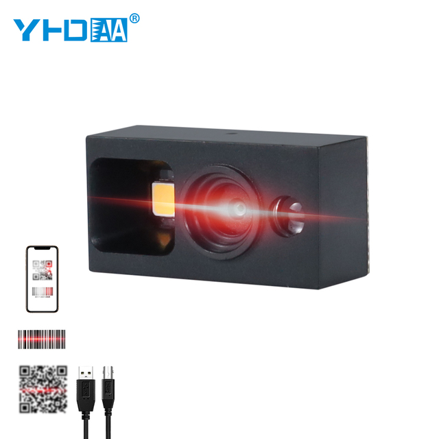 Multi Interface TTL RS232 USB 2D Barcode Scanner Module, Support Reads Screen Codes, Damaged Codes