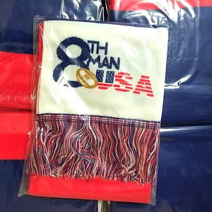 Bufandas Deportivas de Punto Jacquard de Doble Cara Personalizadas con el Mejor Material, Bufanda de Fútbol de Poliéster 100% para Clubes de Fútbol - Product Image 5