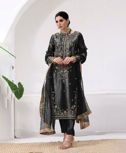 เซ็ตชุดใส่ไปงานปาร์ตี้แนวชนเผ่าชุดใส่ทำงานปักลาย dupatta salwar kameez kurti กางเกงเอวขายส่งเป็นมิตรกับสิ่งแวดล้อม - Product Image 1