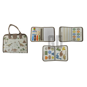 กระดานกิจกรรมสัมผัสแบบพกพาธีมป่าไดโนเสาร์อเนกประสงค์ - Product Image 1