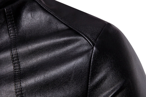 Factory Rate Men's Vintage Breathable Stand Collar Genuine Leather <b>Jacket</b> for Custom Logo <b>Winter</b> Season Bulk Quantity Wholesale - Product Image 4