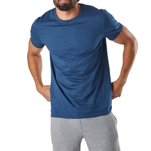 <b>Men</b> White Regular Fit Gym T-Shirt 100% Cotton Quick Dry Breathable Fabric Short Sleeve Training T-Shirt - Product Image 1