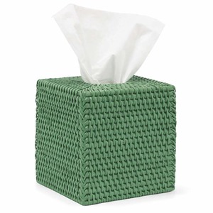 Serviette holder box woven from <b>rattan</b> top choice stylish tissue container napkin case covers - Product Image 4