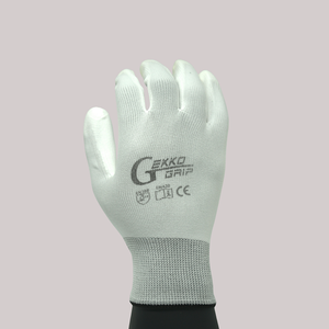 Guantes de Seguridad Mitra Negros Recubiertos de Poliéster, Texturizados, Antideslizantes, con Puño de Punto, Uso General, Sin Polvo, Sin Látex, 10 mil de Grosor - Product Image 5
