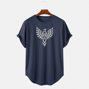 Camisetas de Hombre, Nuevo Diseño, Talla Grande, Personalizadas, 100% Algodón, Corte Holgado, Manga Corta, Secado Rápido, Transpirables, Cuello Redondo, Tejido Jersey de Alta Calidad - Product Image 2