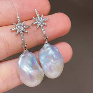 Perles naturelles de forme baroque irrégulière de Zhuji Irregular Jewelry, petites perles en forme de queue de poisson pour la fabrication de boucles d'oreilles de style chandelier - Product Image 3