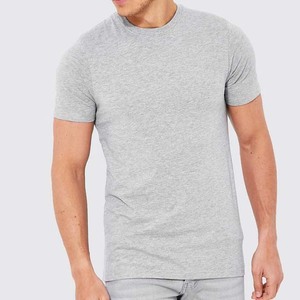 T-shirts décontractés pour hommes en coton uni à col rond avec logo sur le devant, respirants, séchage rapide, coupe classique, grandes tailles, noir - Product Image 3