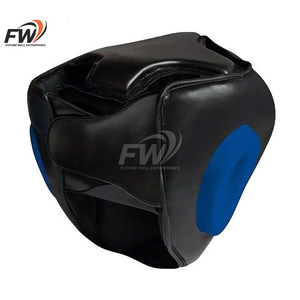 ราคาขายส่งจากโรงงาน สินค้ามาใหม่ คุณภาพสูง หนังแท้ ระบายอากาศได้ดี ปรับแต่งได้ หมวกป้องกันศีรษะ สำหรับชกมวย MMA กีฬาฝึกซ้อม ผู้ใหญ่ - Product Image 2