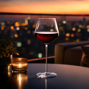 Verre à vin en borosilicate fait main avec logo personnalisé, 720 ml, pour cadeaux d'entreprise et kits de bienvenue promotionnels - Product Image 6
