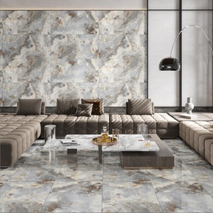 Carrelage en porcelaine brillant de 600x1200mm, finition lisse imperméable et antidérapante, résistant aux taches, idéal pour les espaces intérieurs modernes - Product Image 3