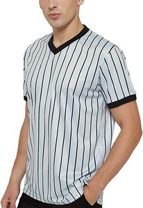 Uniforme d'arbitre de football en tissu tricoté personnalisé pour hommes, chemise personnalisable par Hash International - Product Image 5