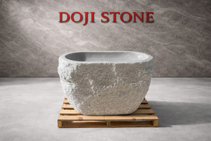 Lavabo de Mármol Tallado a Mano de Lujo Moderno, Independiente y Fácil de Limpiar - Lavabo Premium para Baños de Villas y Vanidades - Product Image 6