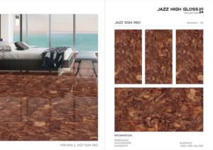 Azulejos de porcelana de calidad premium con acabado de alto brillo Jazz, tamaño 60x120cm, 600x1200mm, 24x48, para espacios interiores de lujo. - Product Image 2