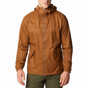 New Arrival Custom Fashion <b>Men</b> Zipper Windbreaker Hooded <b>Jacket</b> Casual Solid Color Lightweight Winter Waterproof Outdoor <b>Jacket</b> - Product Image 4