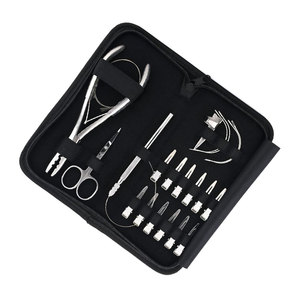 Kit de Pinzas para Extensiones de Cabello con Color, Tamaño y Logotipo Personalizados, Pinzas de Punta Fina de Alta Calidad, Pinzas Profesionales para Extensiones de Cabello - Product Image 4